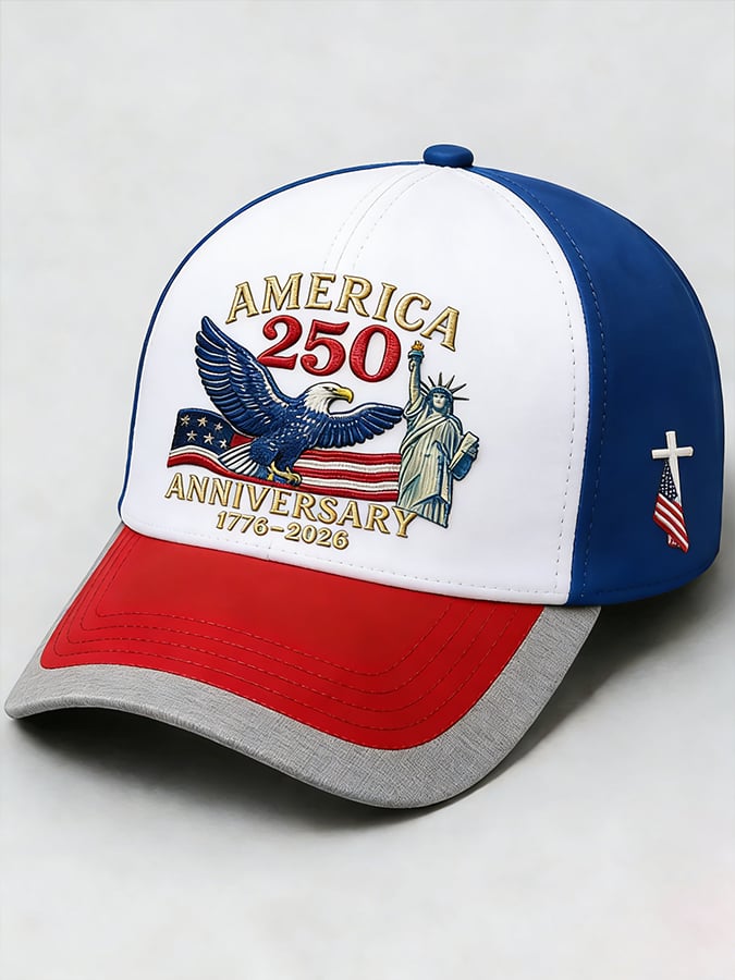USA 250th Anniversary Faith Print Hat