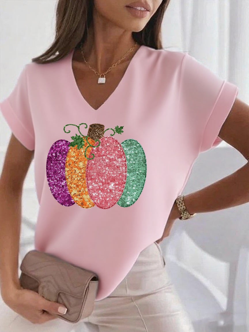 Women's Casual Pink T-Shirt
