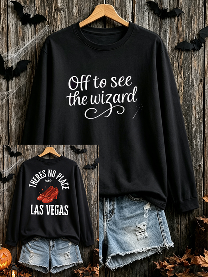Women's Wizard of Oz Round neck long sleeve T-shirt