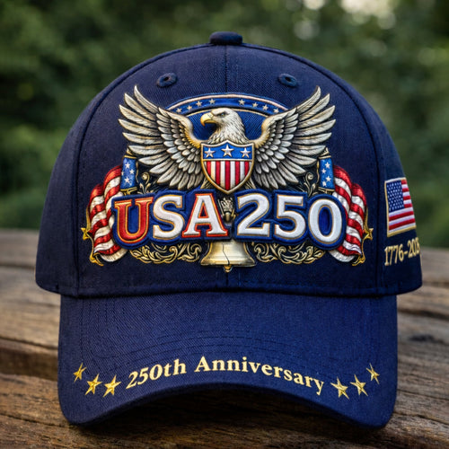 US 250th Anniversary Printed Casual Hat