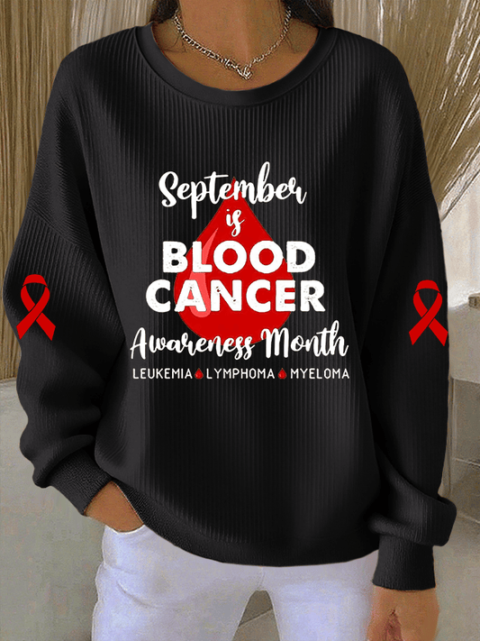 Women's Casual Print Long Sleeve Knit Top