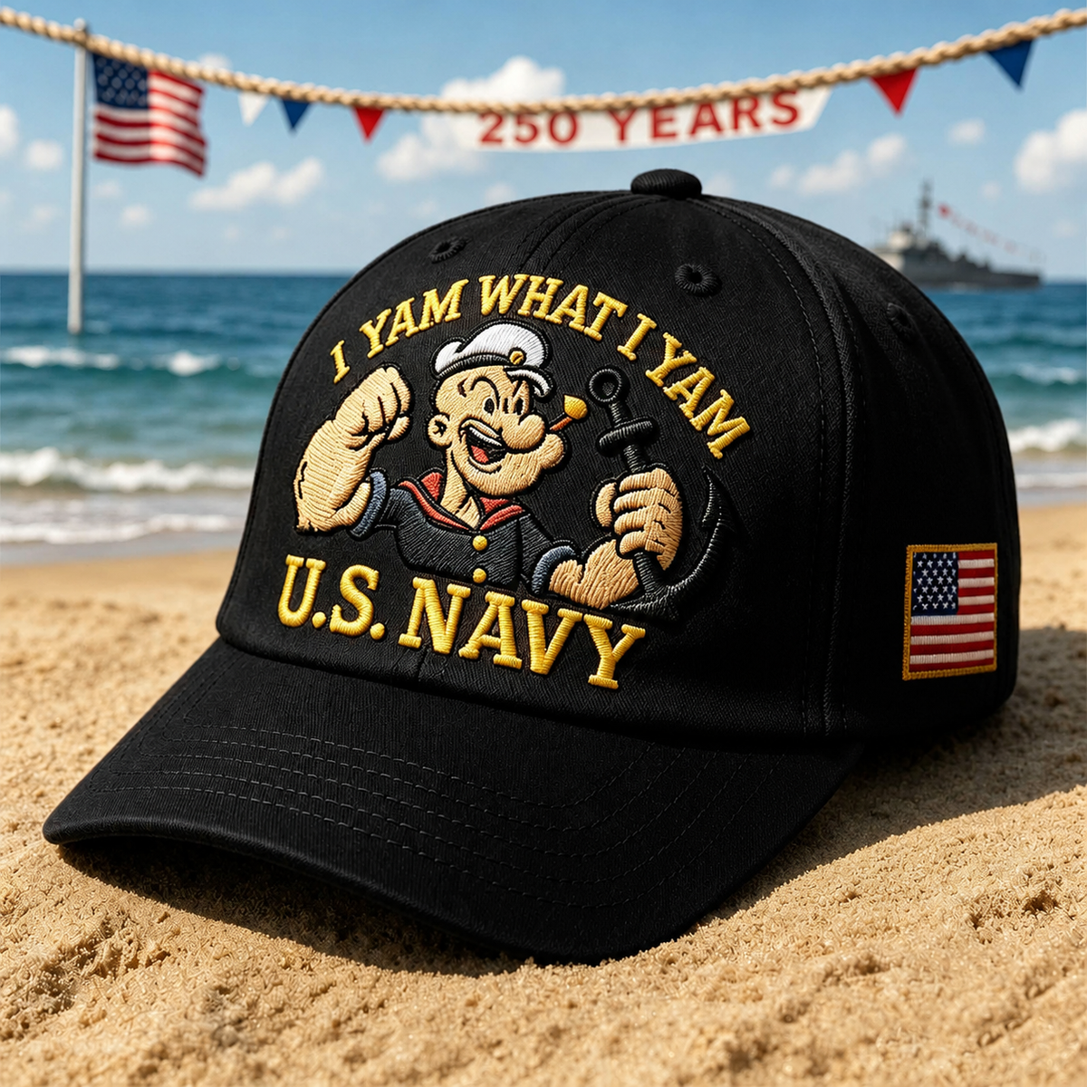 🗽America 250th Celebration Sale: 50% OFF! ⚓U.S. Navy Commemorative Cap