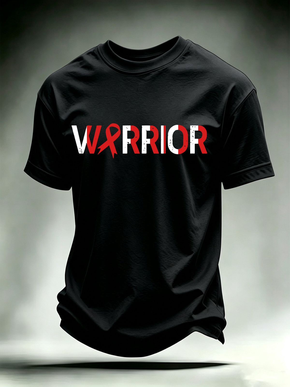 Men's T-shirts with designs promoting awareness of blood cancers